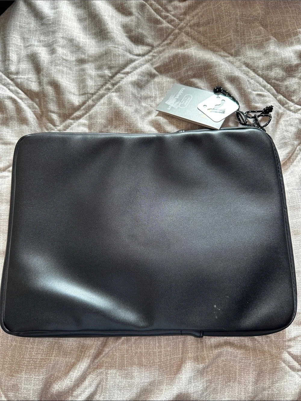 heyday Black Embossed Laptop Sleeve